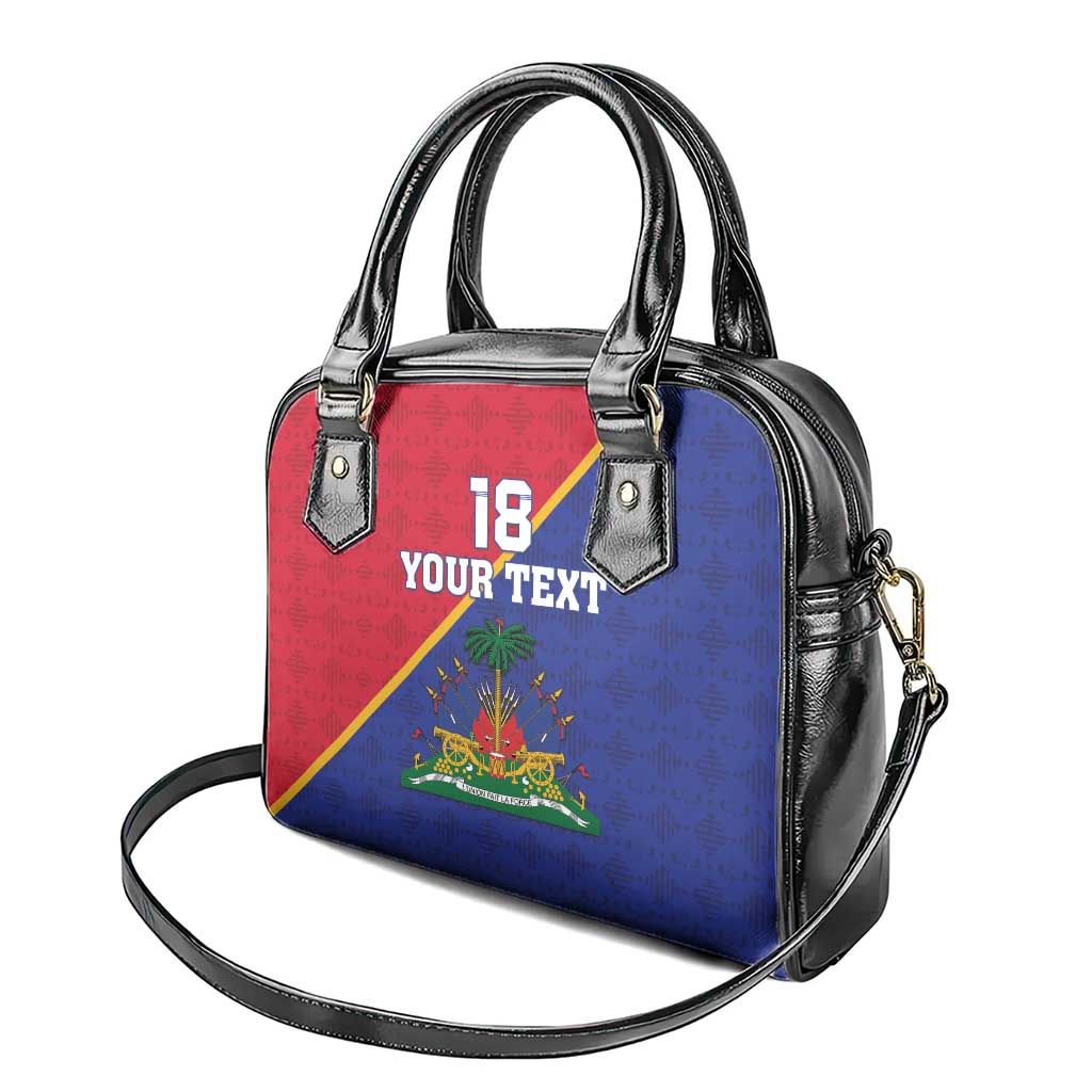 Custom Haiti Football Shoulder Handbag Les Grenadiers LT18