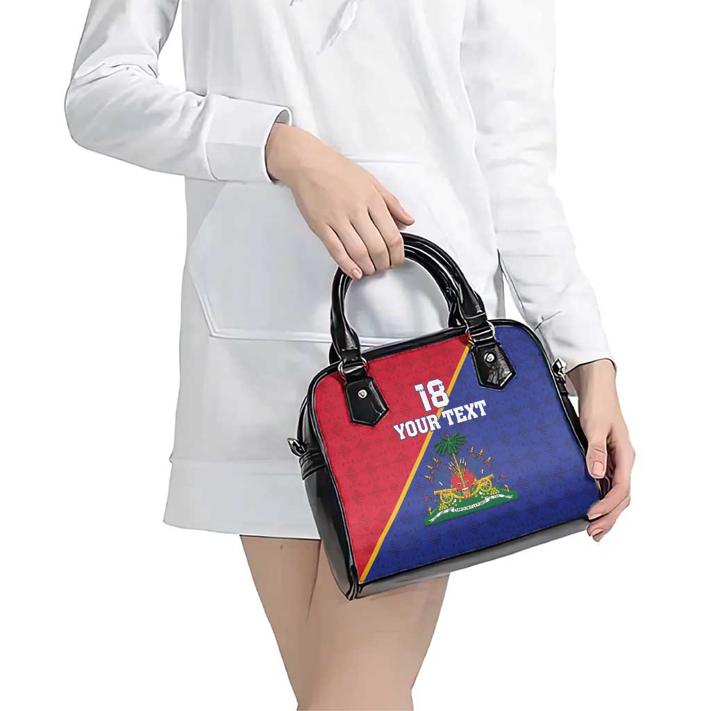 Custom Haiti Football Shoulder Handbag Les Grenadiers LT18