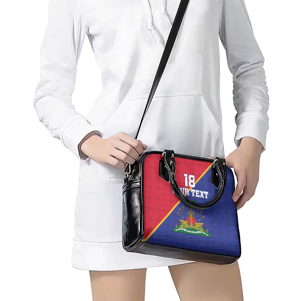 Custom Haiti Football Shoulder Handbag Les Grenadiers LT18