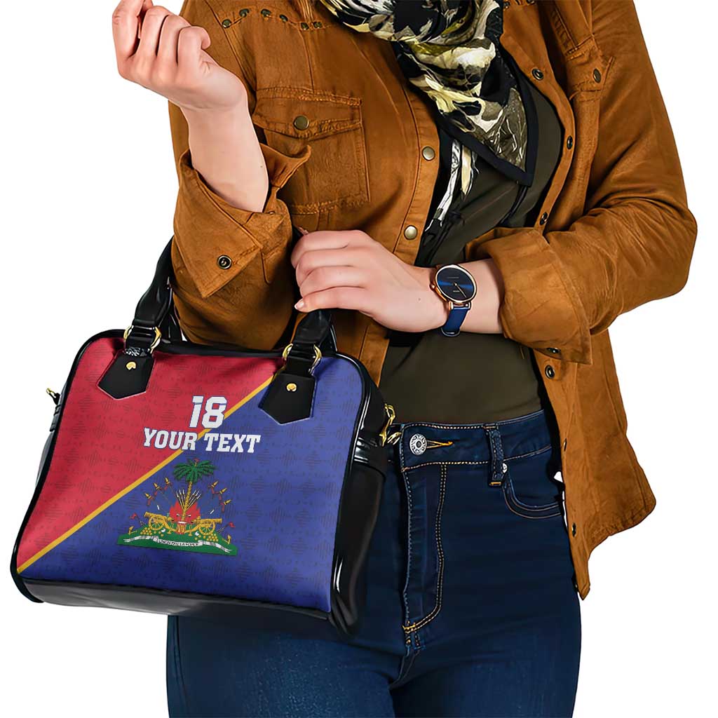 Custom Haiti Football Shoulder Handbag Les Grenadiers LT18