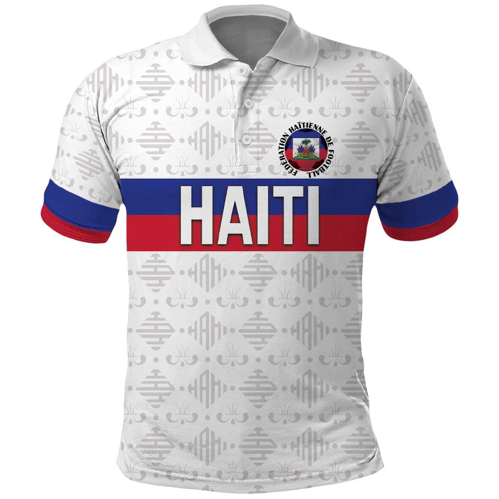 Custom Haiti Football Polo Shirt Ekip foutbol Ayiti LT18
