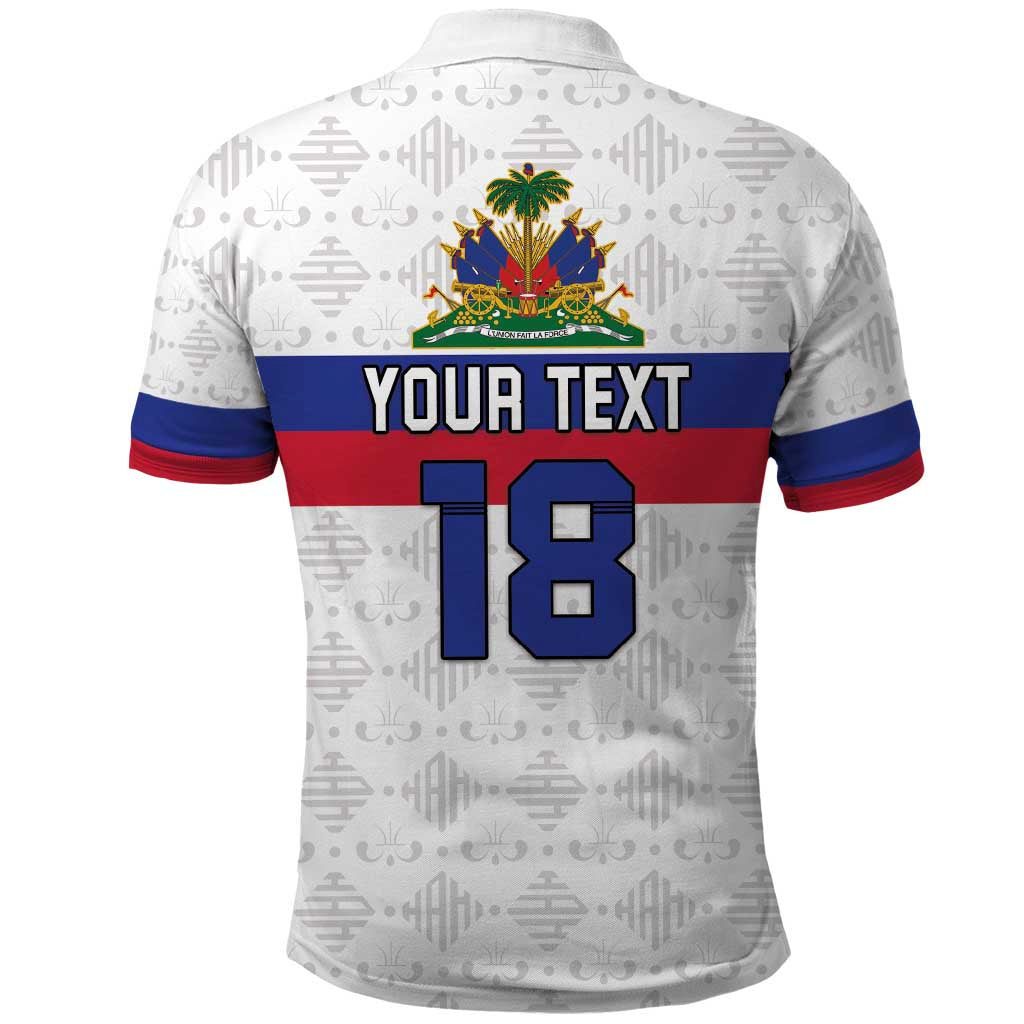 Custom Haiti Football Polo Shirt Ekip foutbol Ayiti LT18