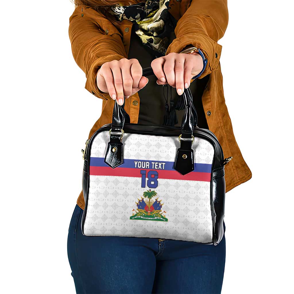 Custom Haiti Football Shoulder Handbag Ekip foutbol Ayiti LT18