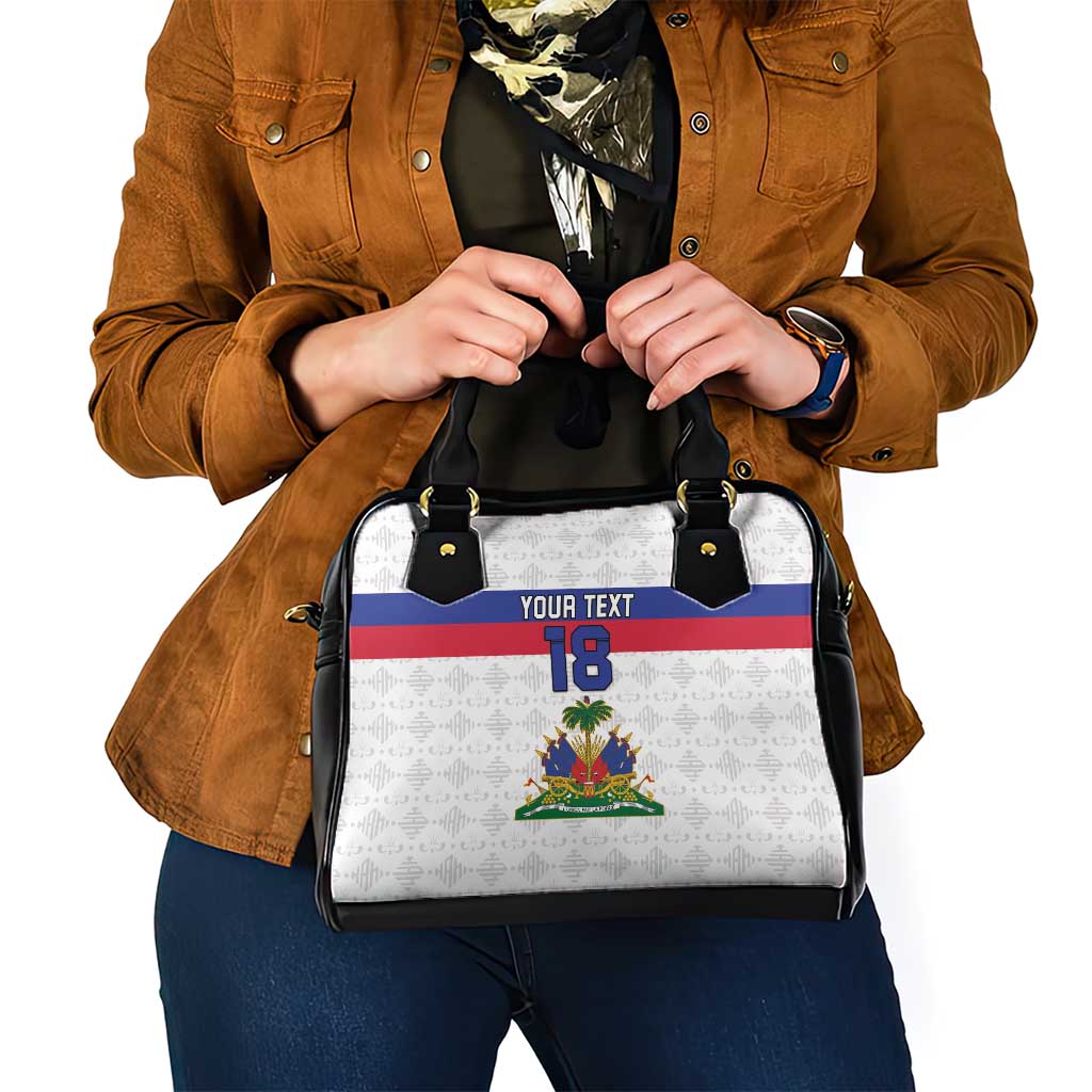 Custom Haiti Football Shoulder Handbag Ekip foutbol Ayiti LT18