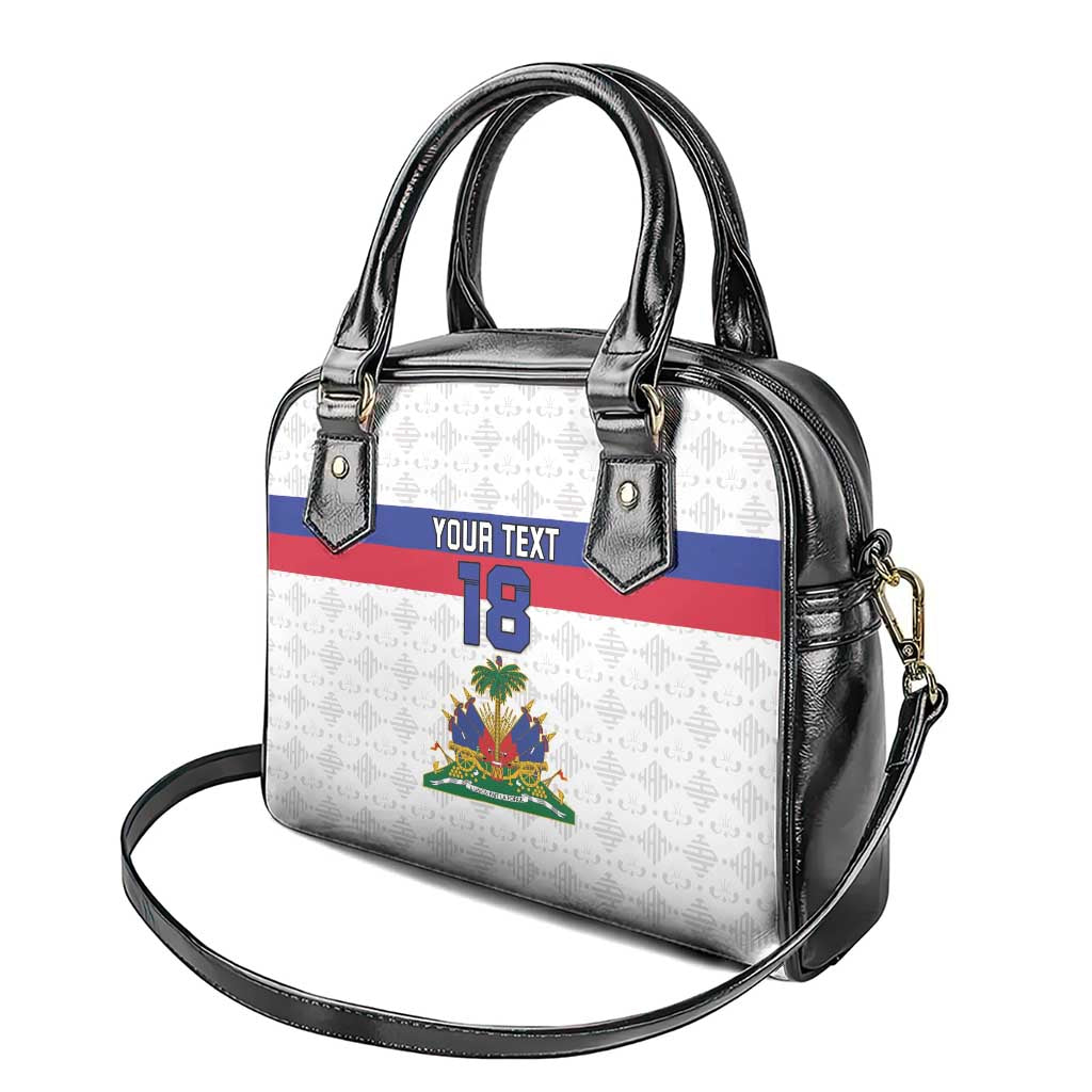 Custom Haiti Football Shoulder Handbag Ekip foutbol Ayiti LT18