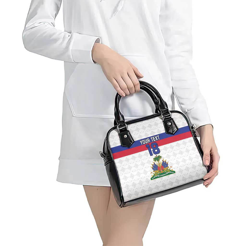 Custom Haiti Football Shoulder Handbag Ekip foutbol Ayiti LT18