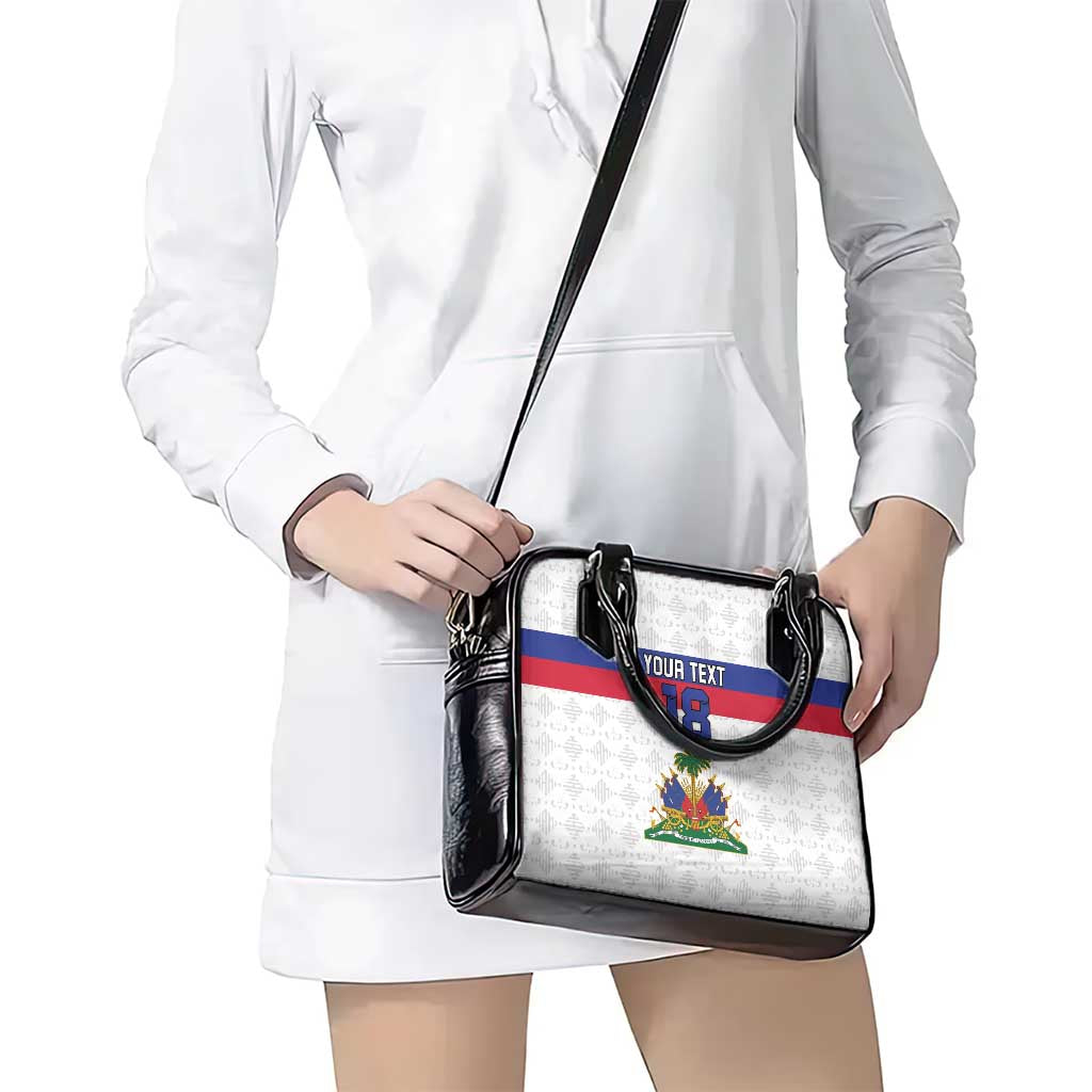 Custom Haiti Football Shoulder Handbag Ekip foutbol Ayiti LT18