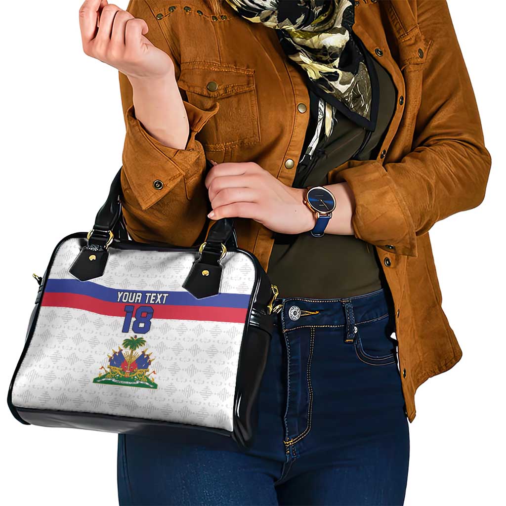 Custom Haiti Football Shoulder Handbag Ekip foutbol Ayiti LT18