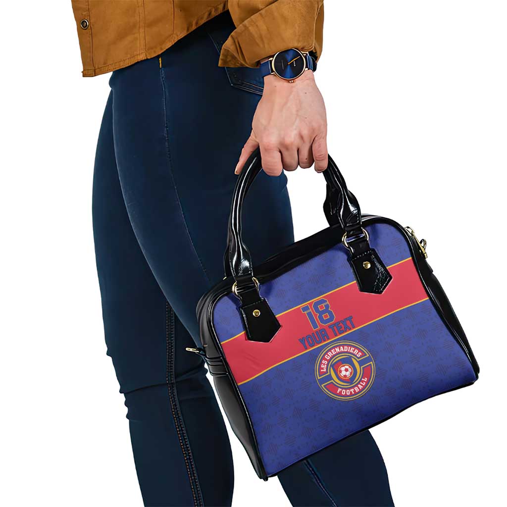 Custom Haiti Football Shoulder Handbag Le Rouge et Bleu Sporty Style LT18