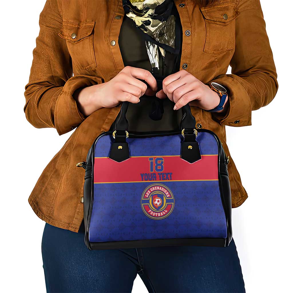 Custom Haiti Football Shoulder Handbag Le Rouge et Bleu Sporty Style LT18