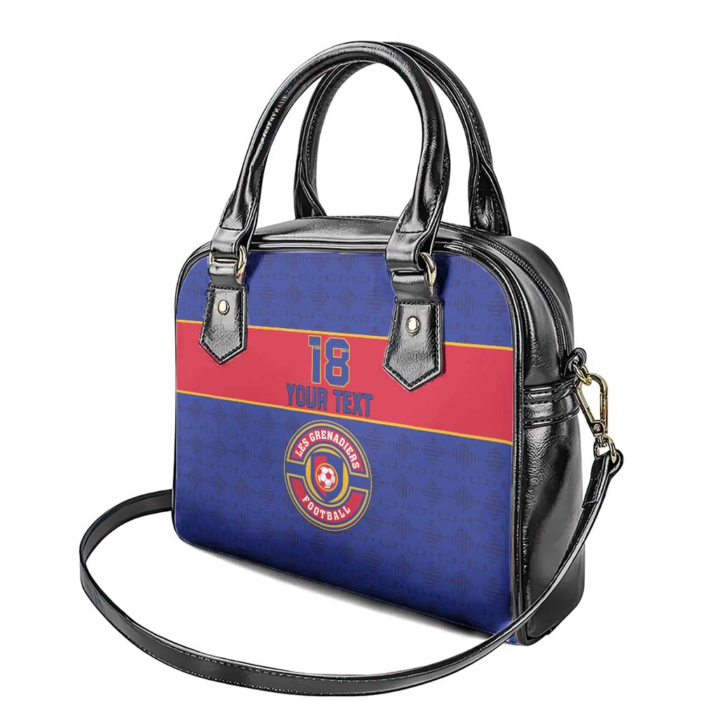 Custom Haiti Football Shoulder Handbag Le Rouge et Bleu Sporty Style LT18