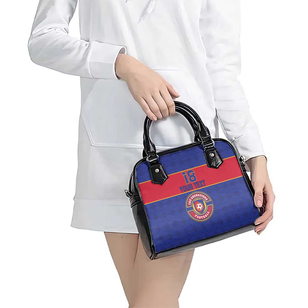 Custom Haiti Football Shoulder Handbag Le Rouge et Bleu Sporty Style LT18