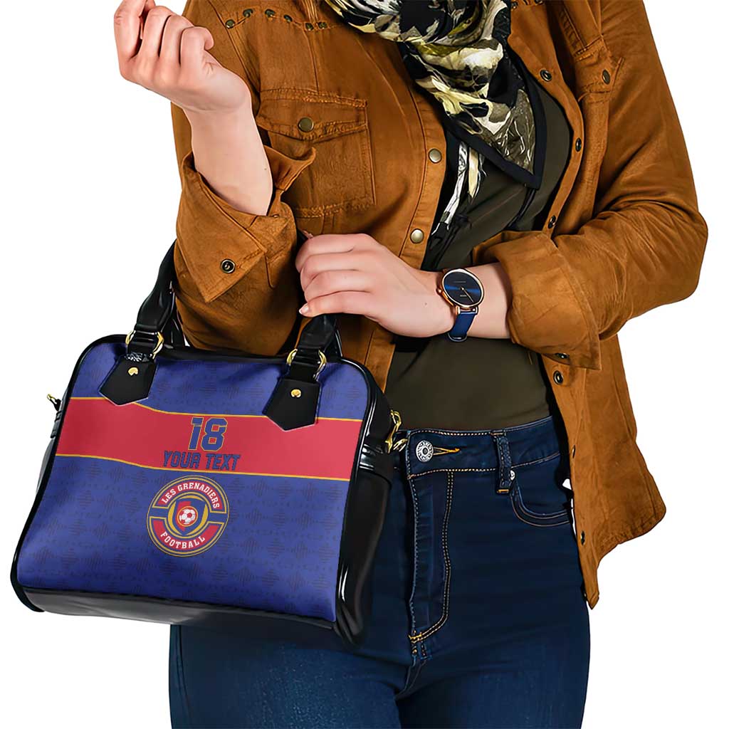 Custom Haiti Football Shoulder Handbag Le Rouge et Bleu Sporty Style LT18