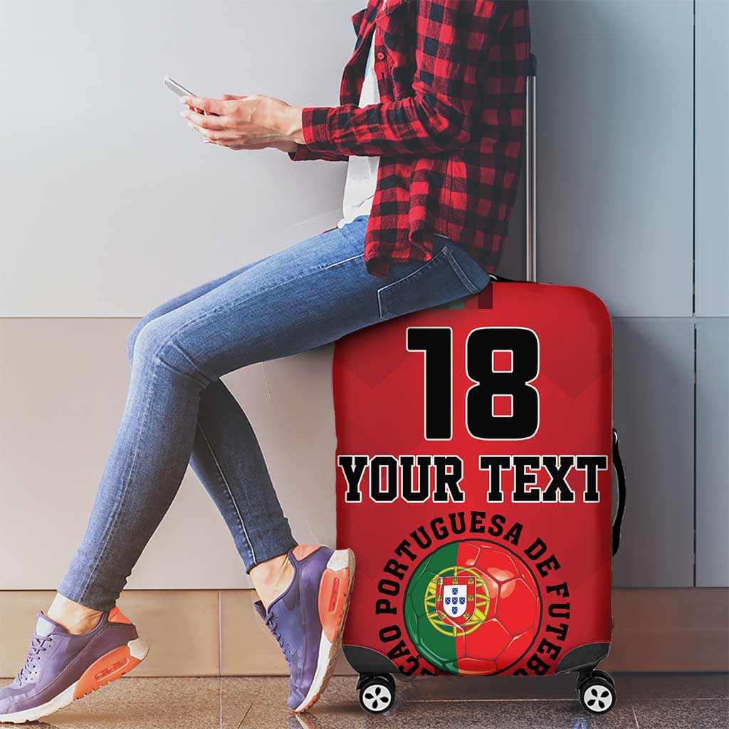 Custom Portugal Football Luggage Cover A Selecao das Quinas LT18