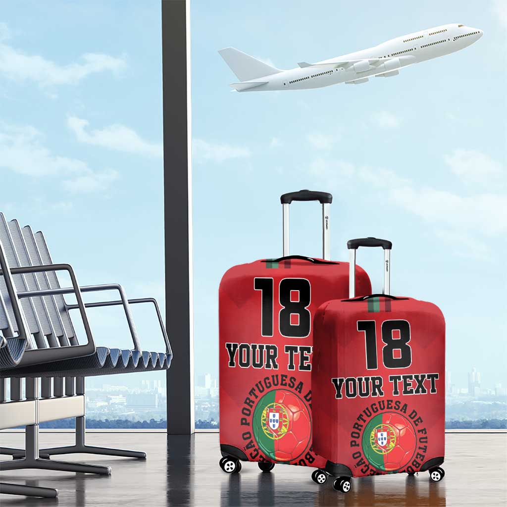 Custom Portugal Football Luggage Cover A Selecao das Quinas LT18