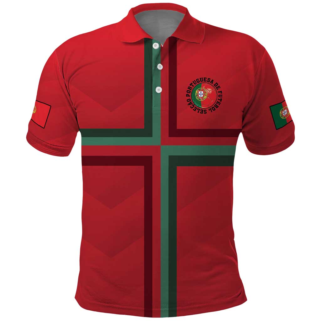 Custom Portugal Football Polo Shirt A Selecao das Quinas LT18
