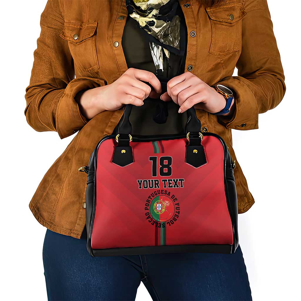 Custom Portugal Football Shoulder Handbag A Selecao das Quinas LT18
