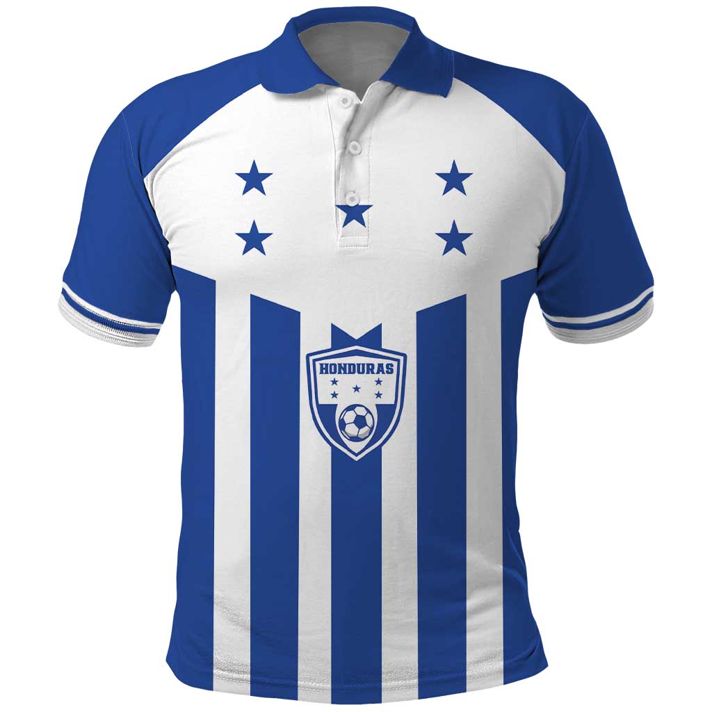 Custom Honduras Football Polo Shirt Los Catrachos Sporty Style LT18