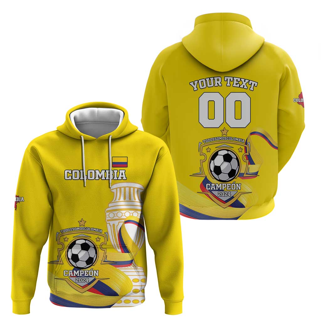 Custom Colombia Football Hoodie Go Champions Unique Style LT18