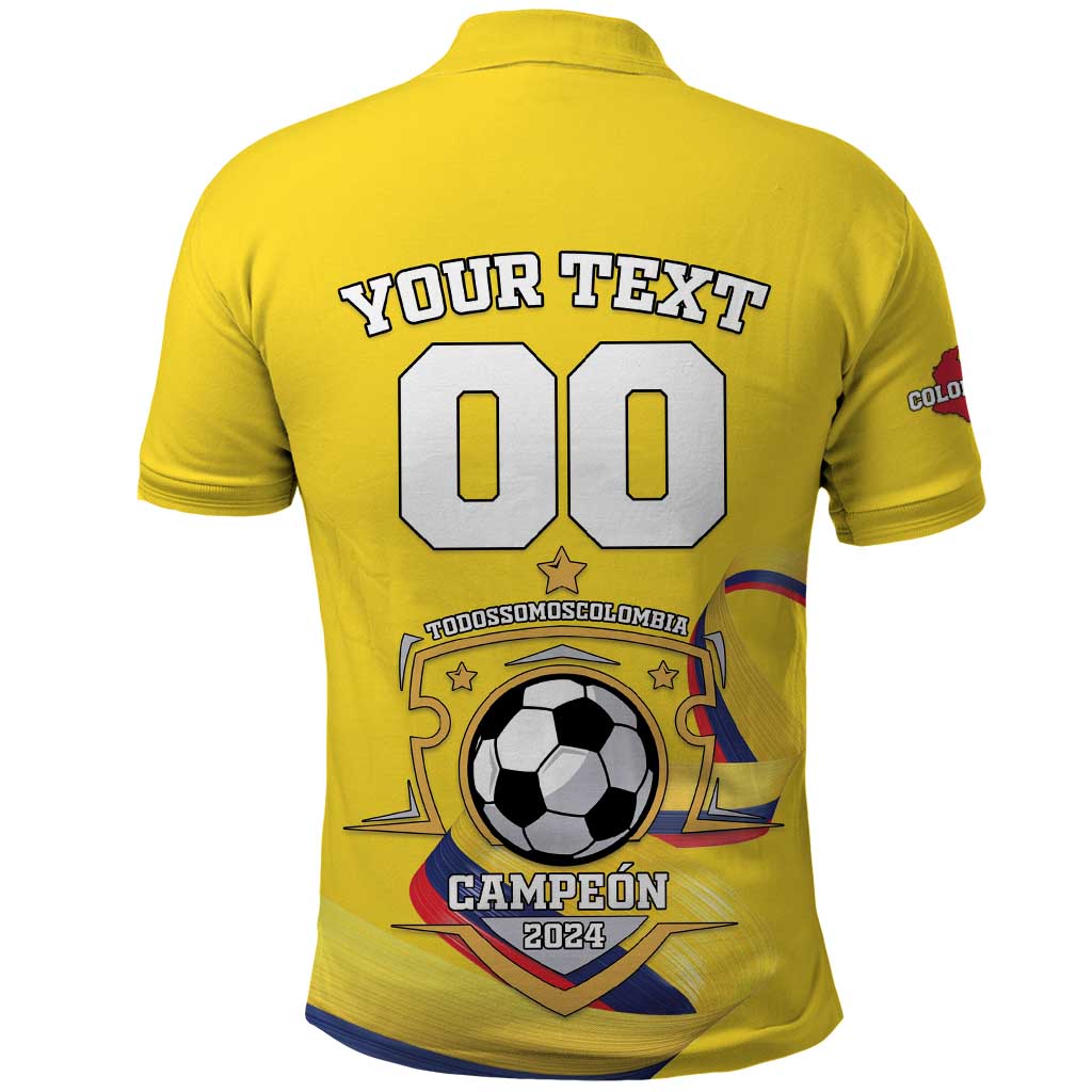 Custom Colombia Football Polo Shirt Go Champions Unique Style LT18