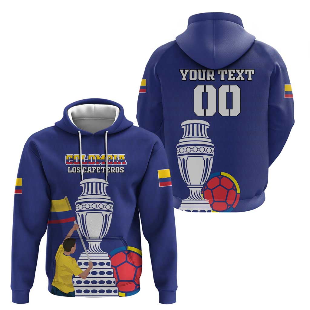 Custom Colombia Football Hoodie 2024 Copa America LT18