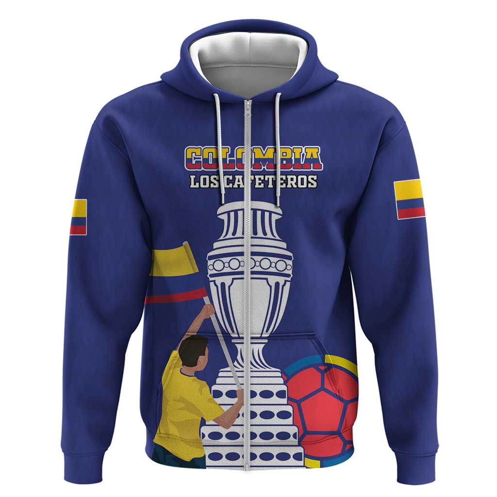 Custom Colombia Football Hoodie 2024 Copa America LT18