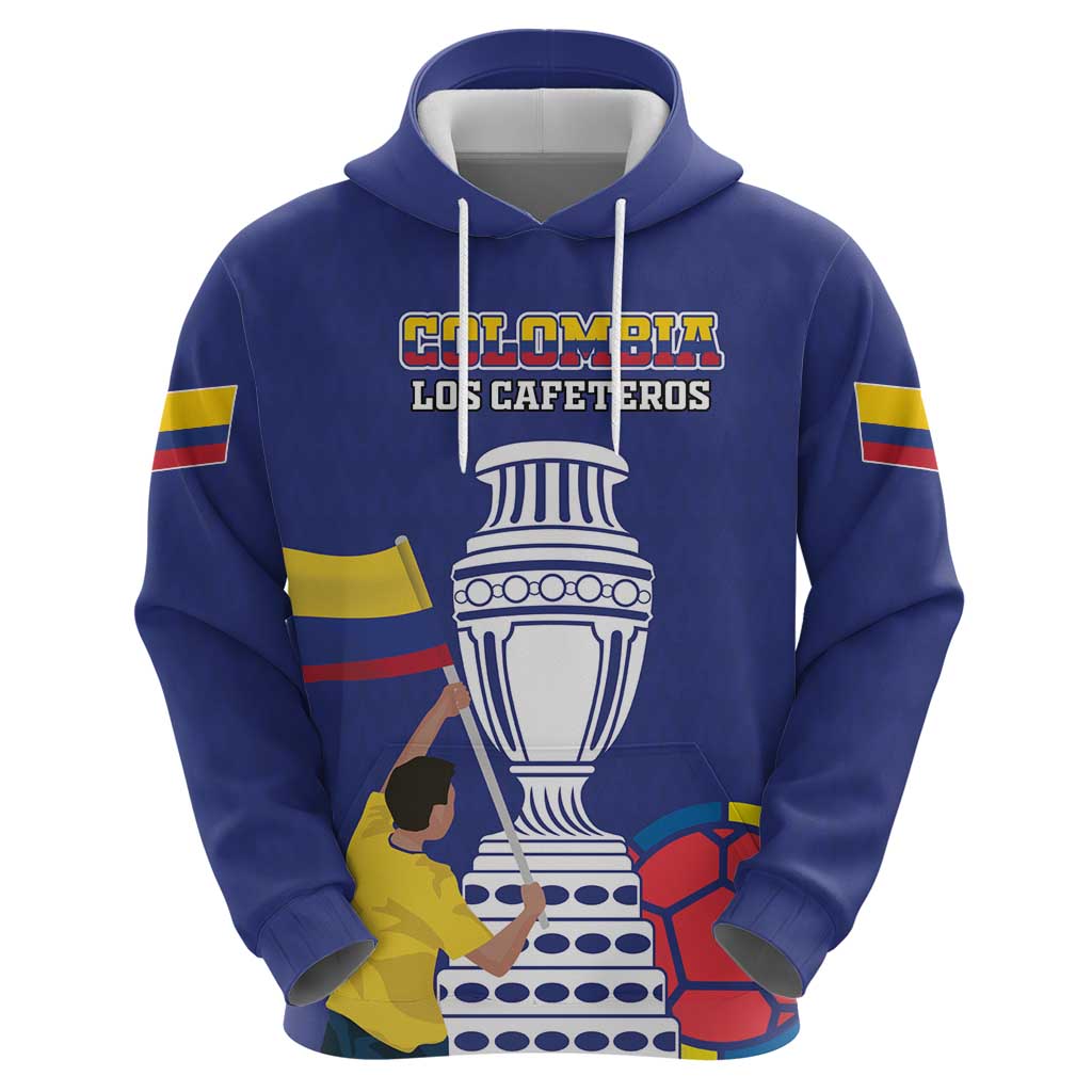 Custom Colombia Football Hoodie 2024 Copa America LT18