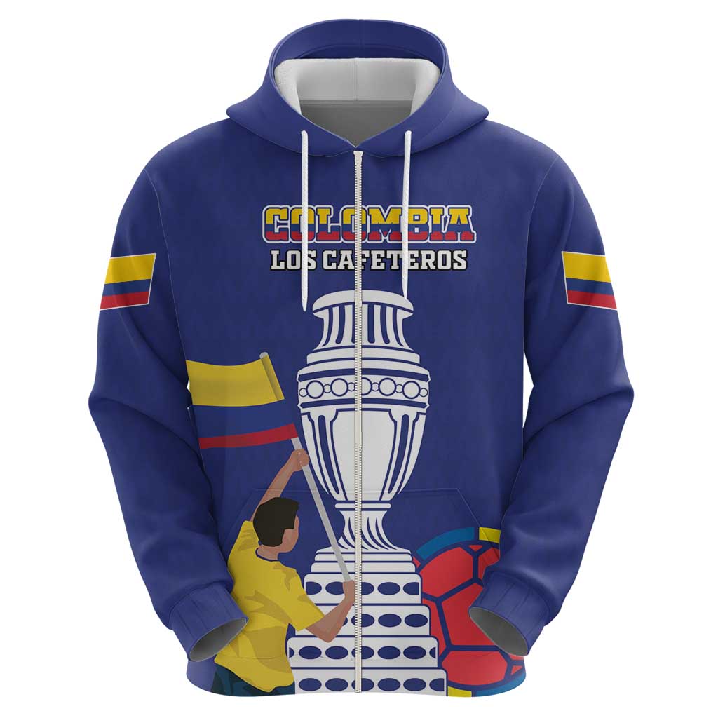 Custom Colombia Football Hoodie 2024 Copa America LT18