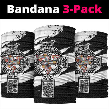 Isle of Man Celtic Cross Neck Gaiter Triskelion Emblem LT18