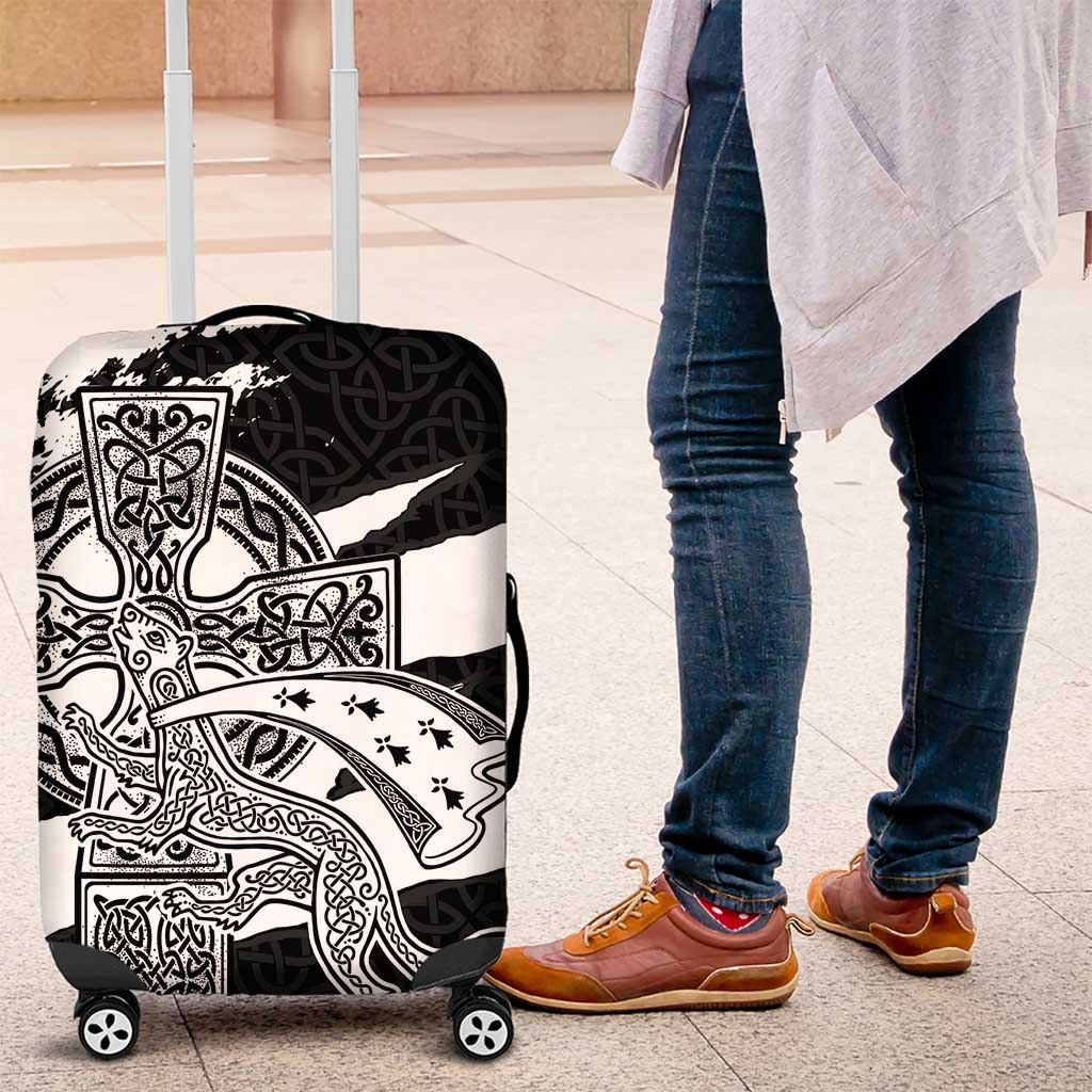 Brittany Celtic Cross Luggage Cover Celtic Pattern LT18