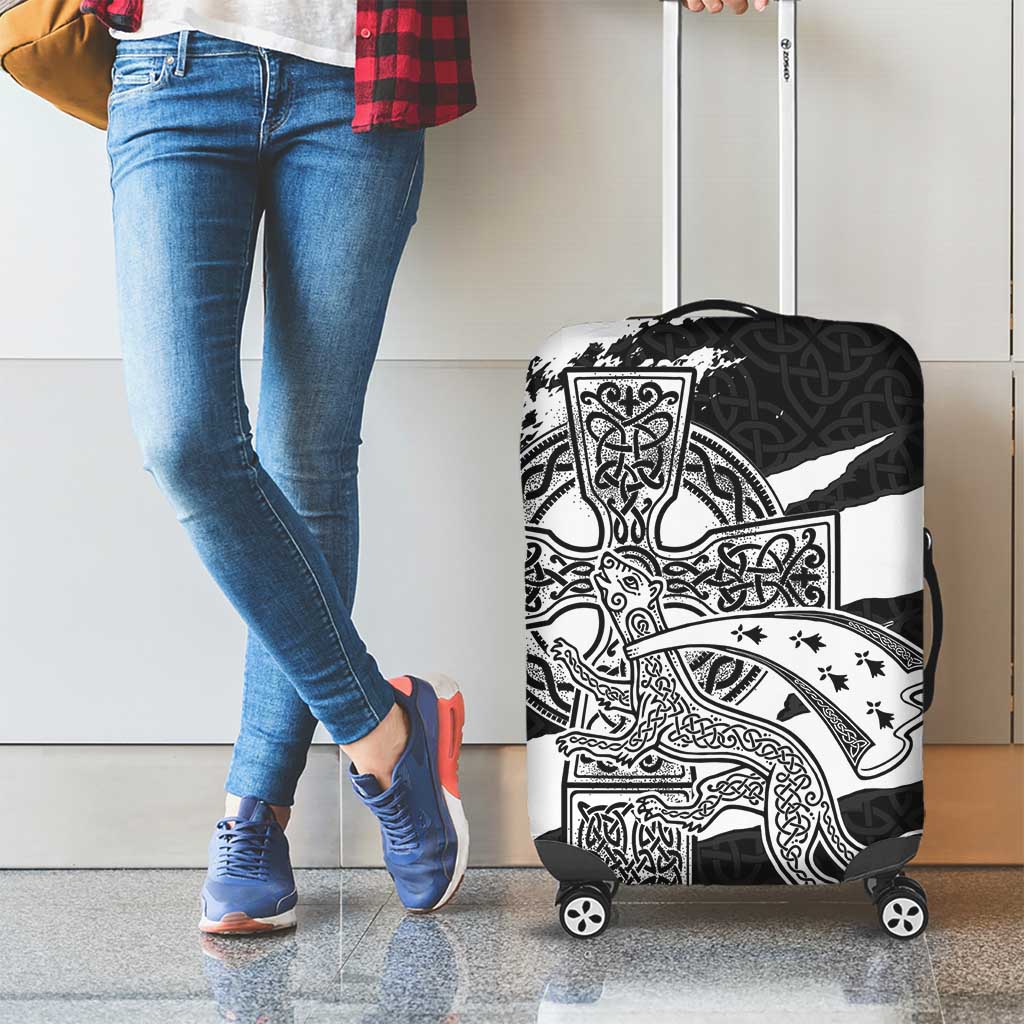 Brittany Celtic Cross Luggage Cover Celtic Pattern LT18