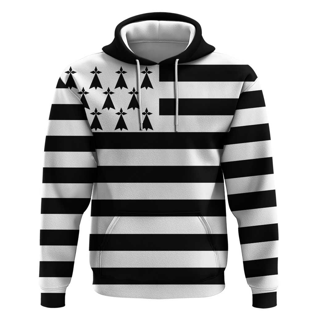 Brittany Flag Style Hoodie Kentoch Mervel Eget Bezan Saotret LT18