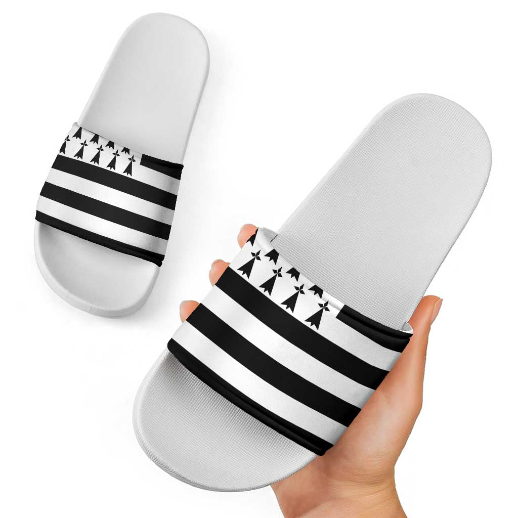 Brittany Flag Style Slide Sandals Kentoch Mervel Eget Bezan Saotret LT18