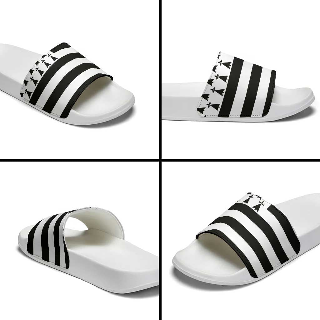Brittany Flag Style Slide Sandals Kentoch Mervel Eget Bezan Saotret LT18