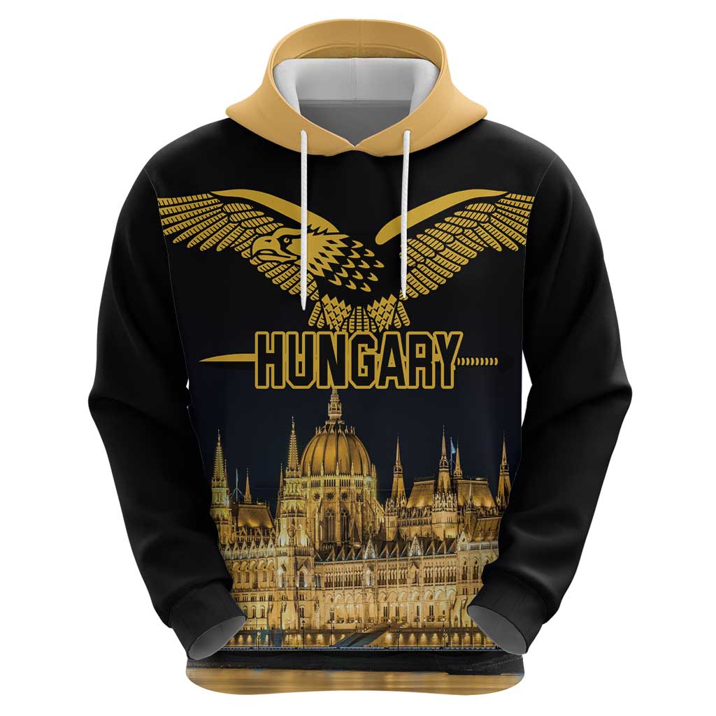 Personalized Hungary Budapest Capital Hoodie Hungarian Turul Bird LT18