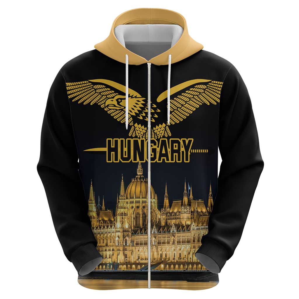 Personalized Hungary Budapest Capital Hoodie Hungarian Turul Bird LT18