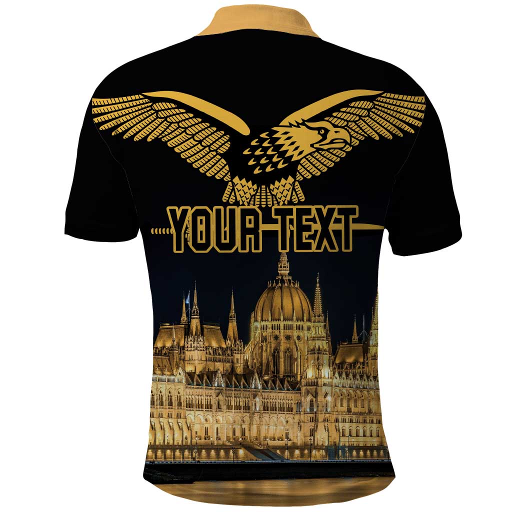 Personalized Hungary Budapest Capital Polo Shirt Hungarian Turul Bird LT18
