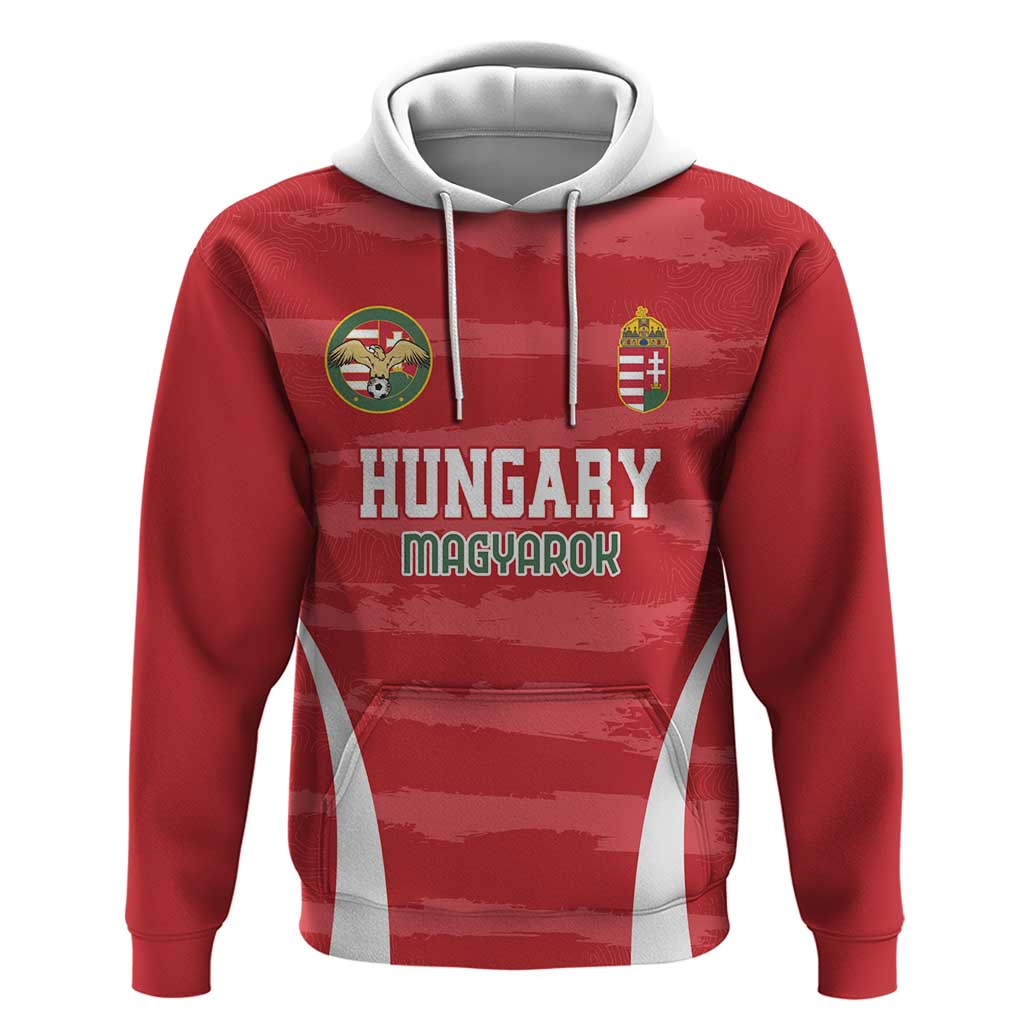 Custom Hungary Football Hoodie Magyarok Classic Football LT18