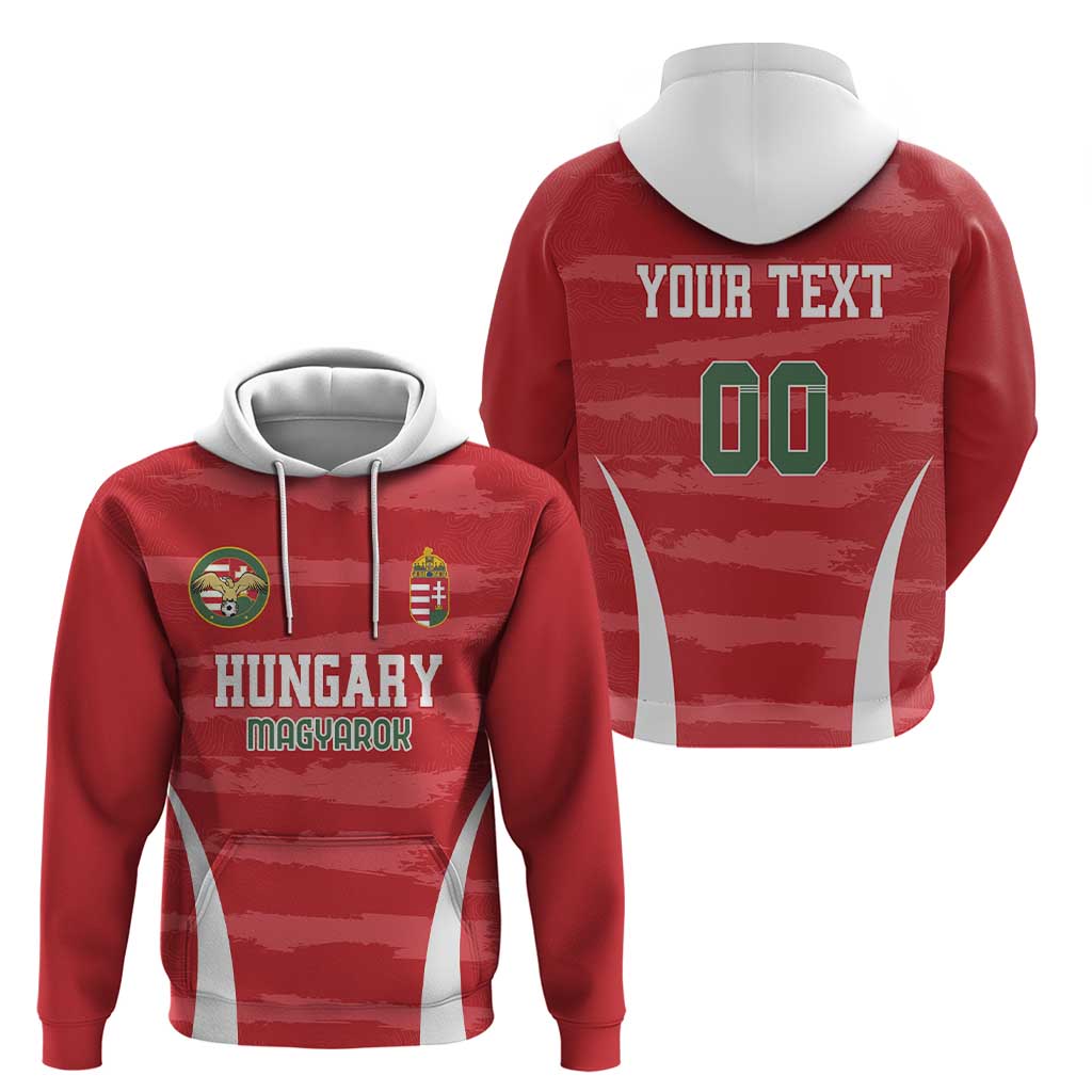Custom Hungary Football Hoodie Magyarok Classic Football LT18
