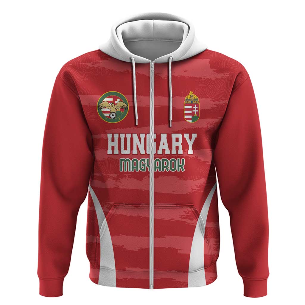 Custom Hungary Football Hoodie Magyarok Classic Football LT18