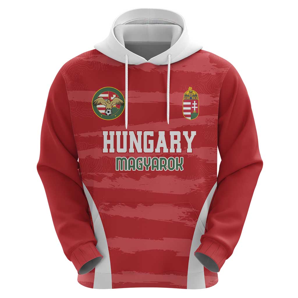 Custom Hungary Football Hoodie Magyarok Classic Football LT18
