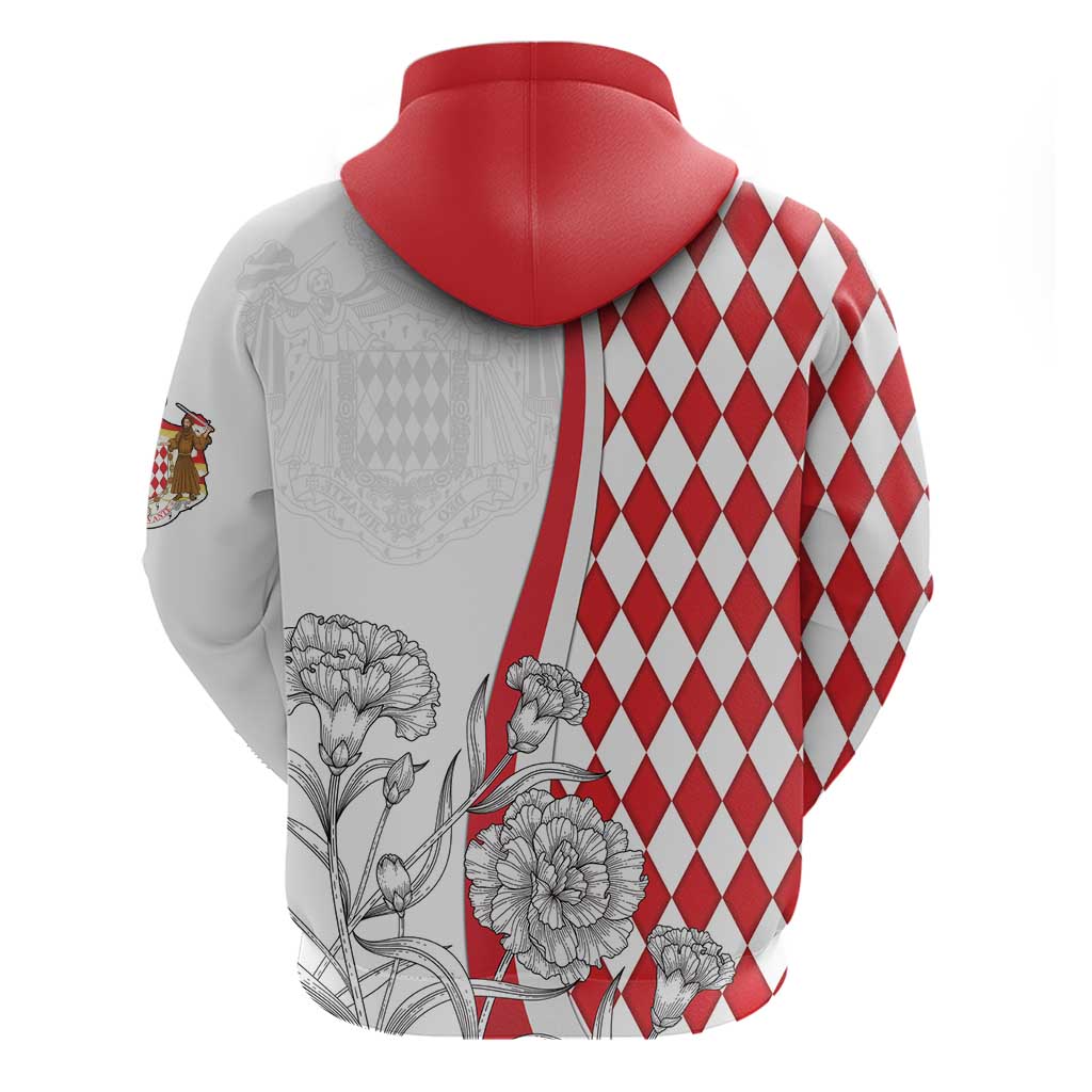 Monaco Deo Juvante Hoodie Lozenge Flag Style LT18