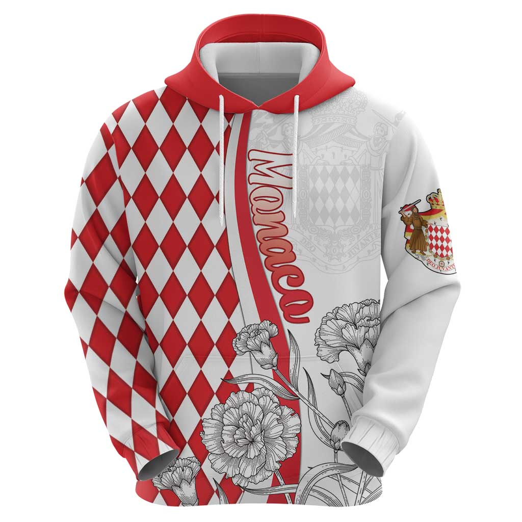 Monaco Deo Juvante Hoodie Lozenge Flag Style LT18