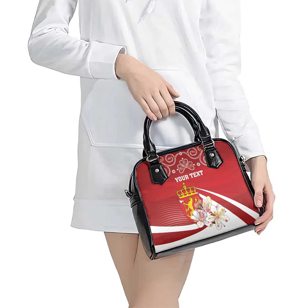 Personalized Norway Constitution Day Shoulder Handbag Norwegian Lion Pyramidal Saxifrage LT18