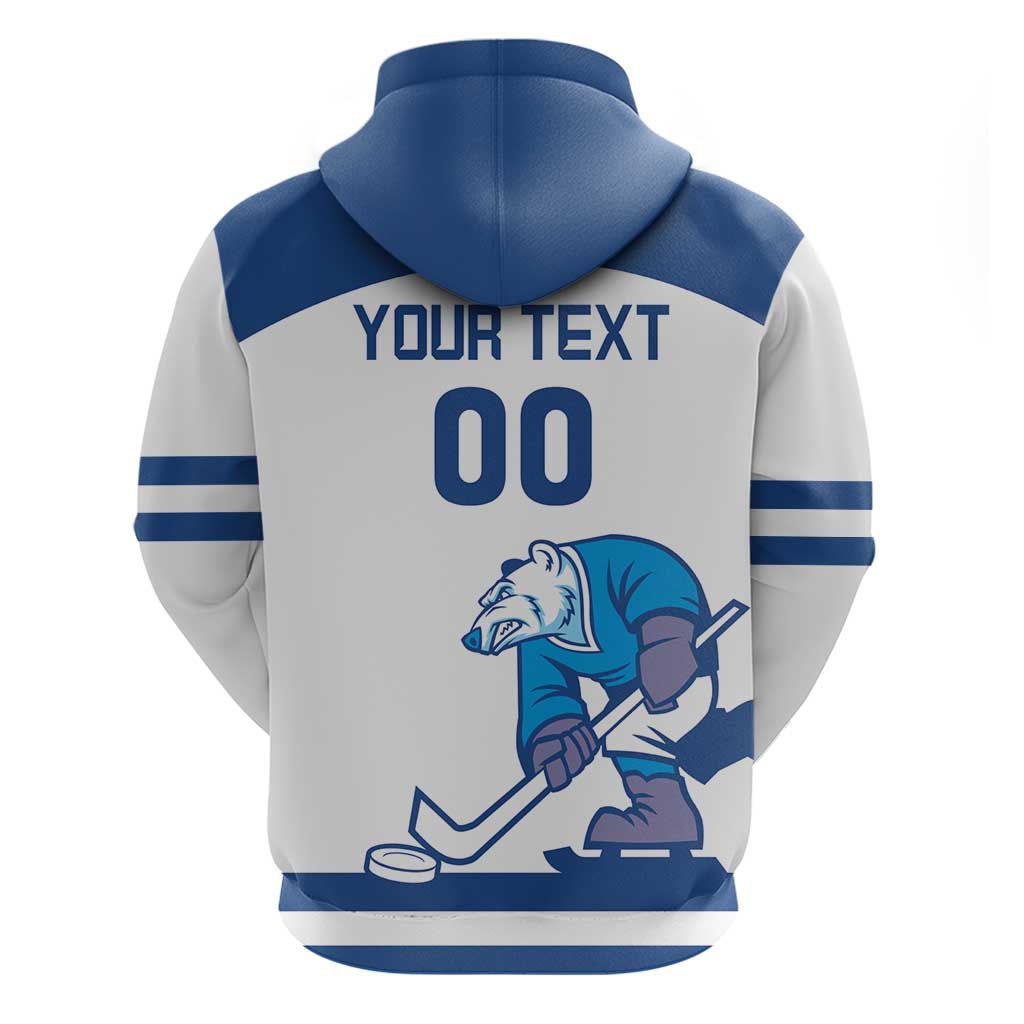 Custom Norway Hockey Hoodie Norge Polar Bears LT18