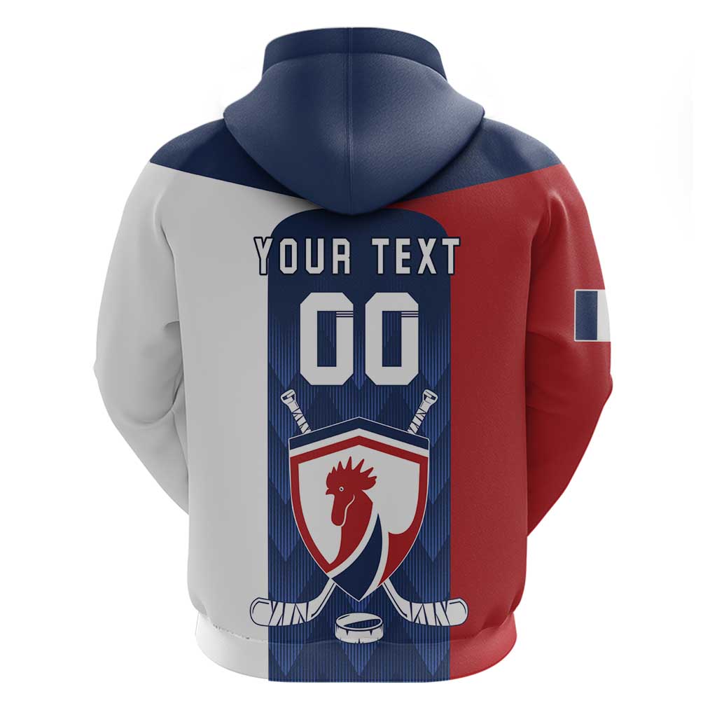 Custom France Hockey Hoodie Les Bleus Go Champions LT18