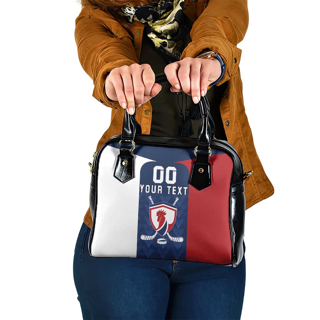 Custom France Hockey Shoulder Handbag Les Bleus Go Champions LT18