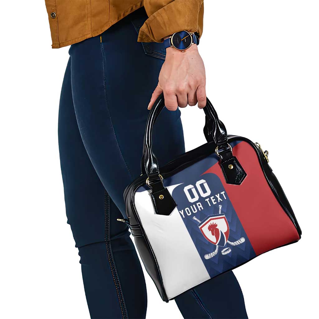 Custom France Hockey Shoulder Handbag Les Bleus Go Champions LT18