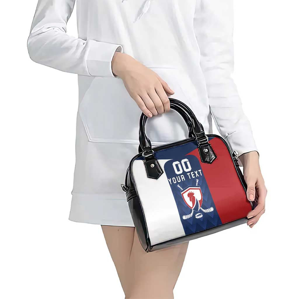 Custom France Hockey Shoulder Handbag Les Bleus Go Champions LT18