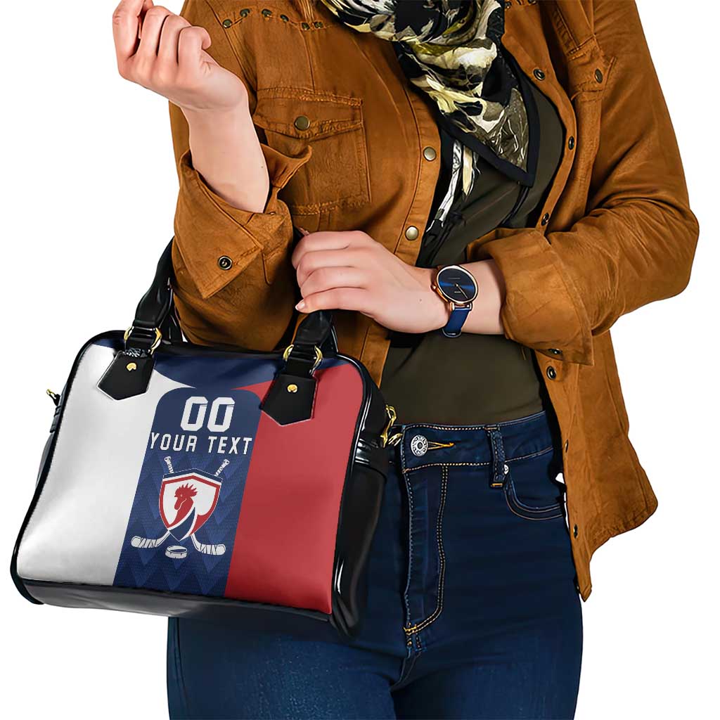 Custom France Hockey Shoulder Handbag Les Bleus Go Champions LT18